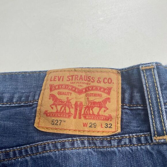 LEVI STRAUSS & Company Men’s Slim 527 Bootcut Jeans Blue Size 29/32 SEE DESCRIPT - Picture 5 of 8